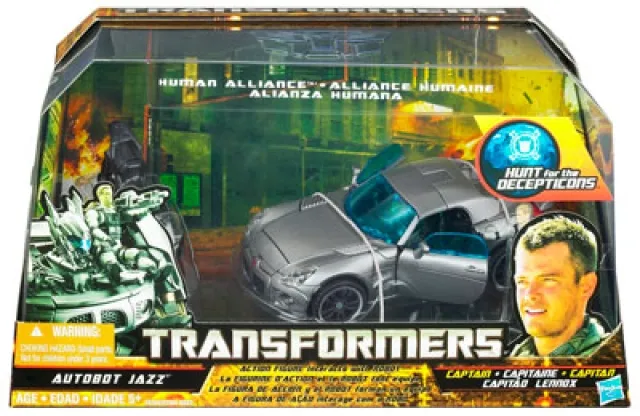 Autobot Jazz with Captain Lennox Human Alliance | Transformers Hunt for the Decepticons HFTD