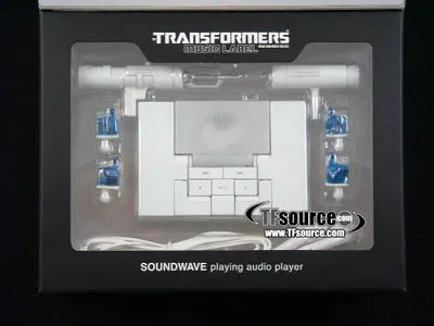 MP3 Player Soundwave Sonic White Version | Transformers Music Label