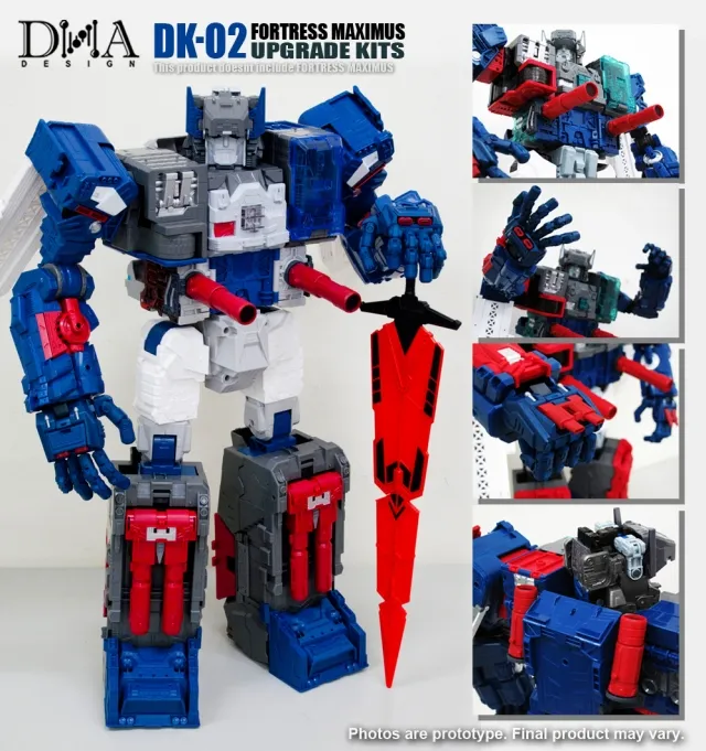 DK-02 Movable Hands Upgrade Kit for Transformers Titans Return Fortress Maximus | Dna Design | Upgrade Kit