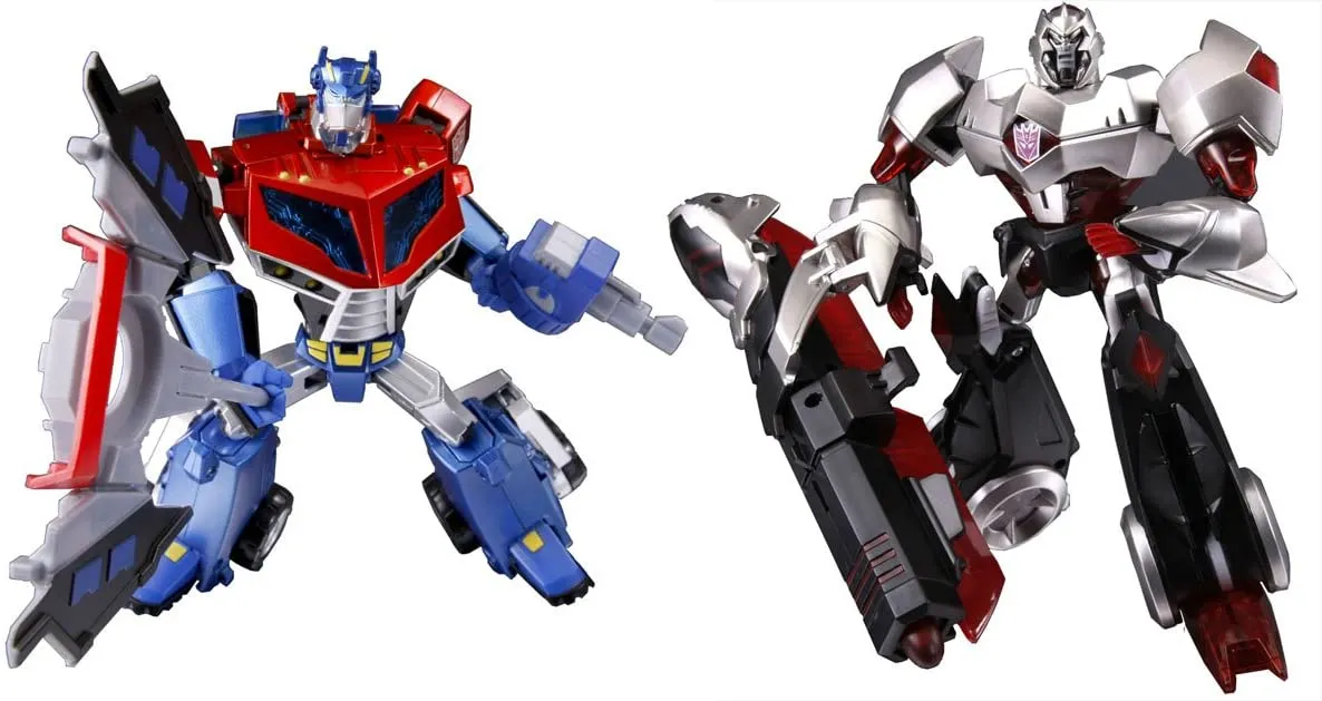 Optimus Prime vs Megatron | Japanese Transformers Animated