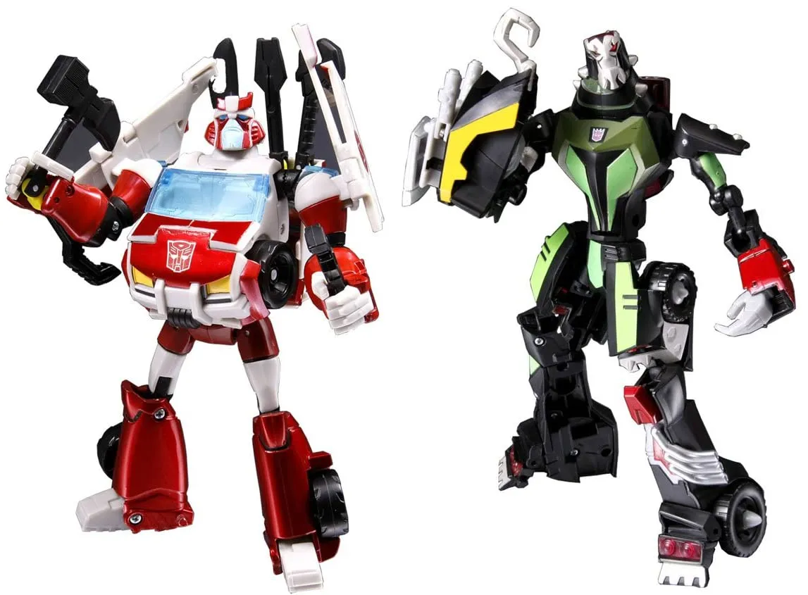 Ratchet vs Lockdown | Japanese Transformers Animated
