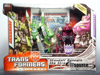 Voyager Class Springer vs. Ratbat Standoff Beneath the Streets | Transformers Universe
