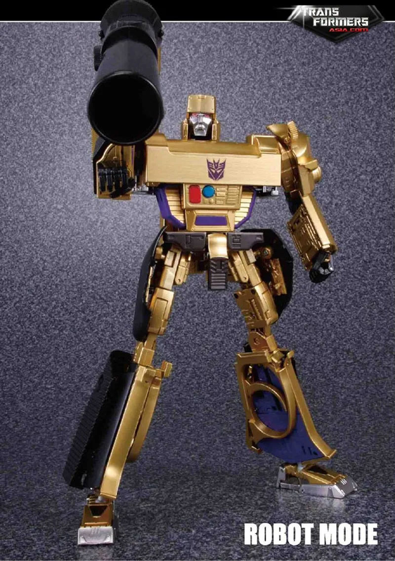 MP-05G Gold Megatron 30th Anniversary Exclusive Version | Transformers Masterpiece