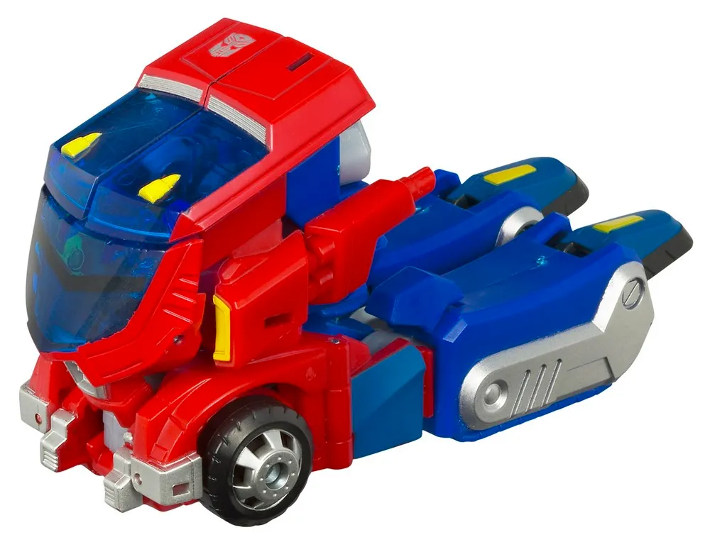 Deluxe Class Optimus Prime Cybertron Mode | Transformers Animated