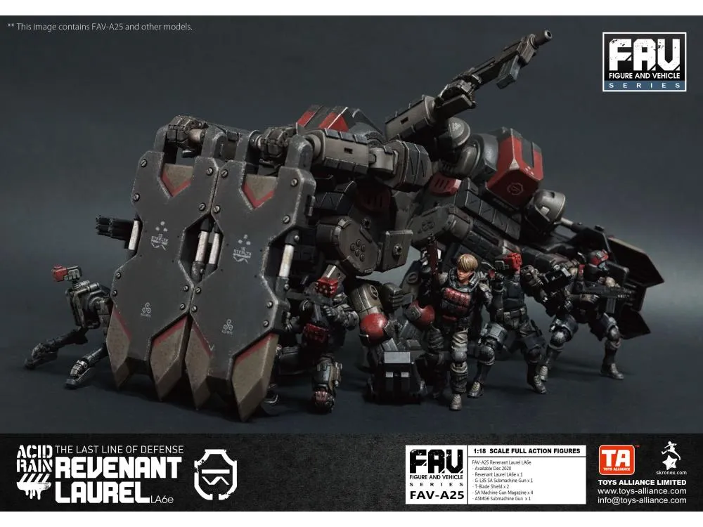 FAV-A25 Revenant Laurel LA6e 1:18 Scale | Acid Rain FAV