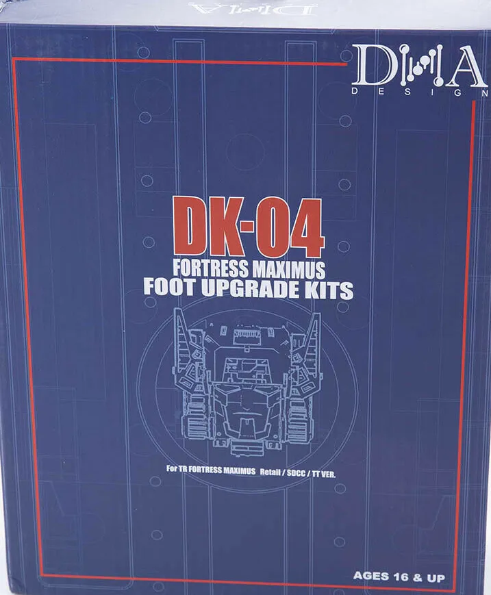 DK-04 Foot Upgrade Kit for Transformers Titans Return Fortress Maximus | Dna Design | Upgrade Kit