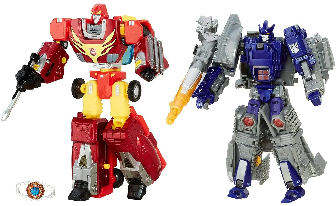 Rise of Rodimus Prime and Galvatron Set of 2 Figures | Transformers Platinum Edition