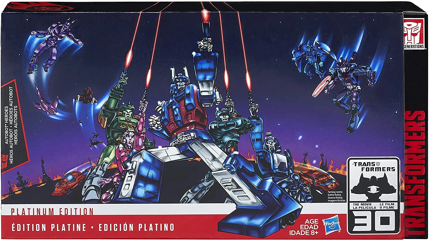 Autobot Heroes Set of 5 Figures | Transformers Platinum Edition