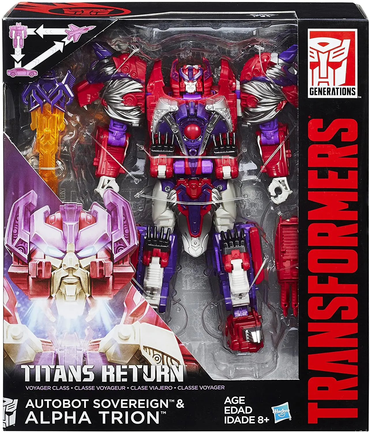 Alpha Trion and Sovereign Voyager Class  | Transformers Generations Titans Return