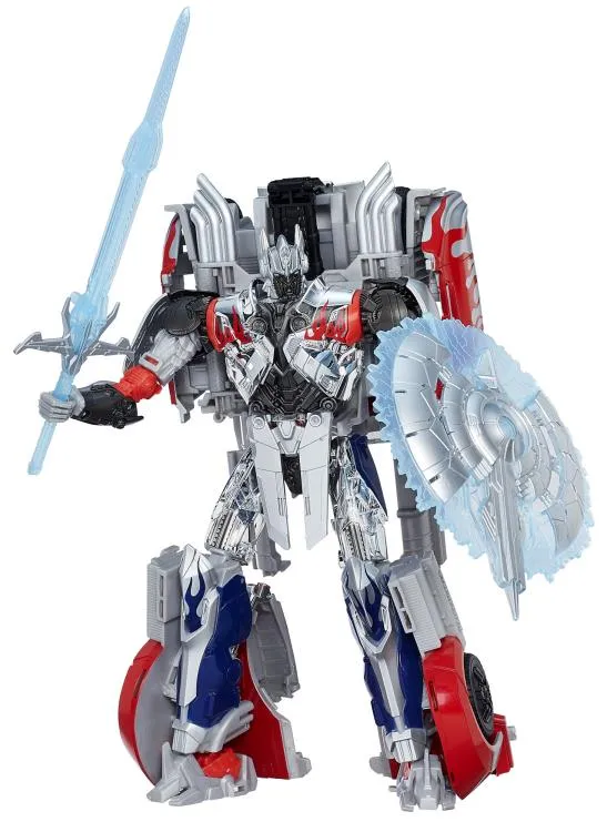 Silver Knight Optimus Prime | Transformers Platinum Edition