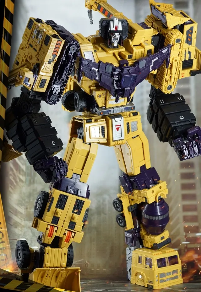 TW-C07B Yellow Constructor Full Set of 6 Figures | Toyworld