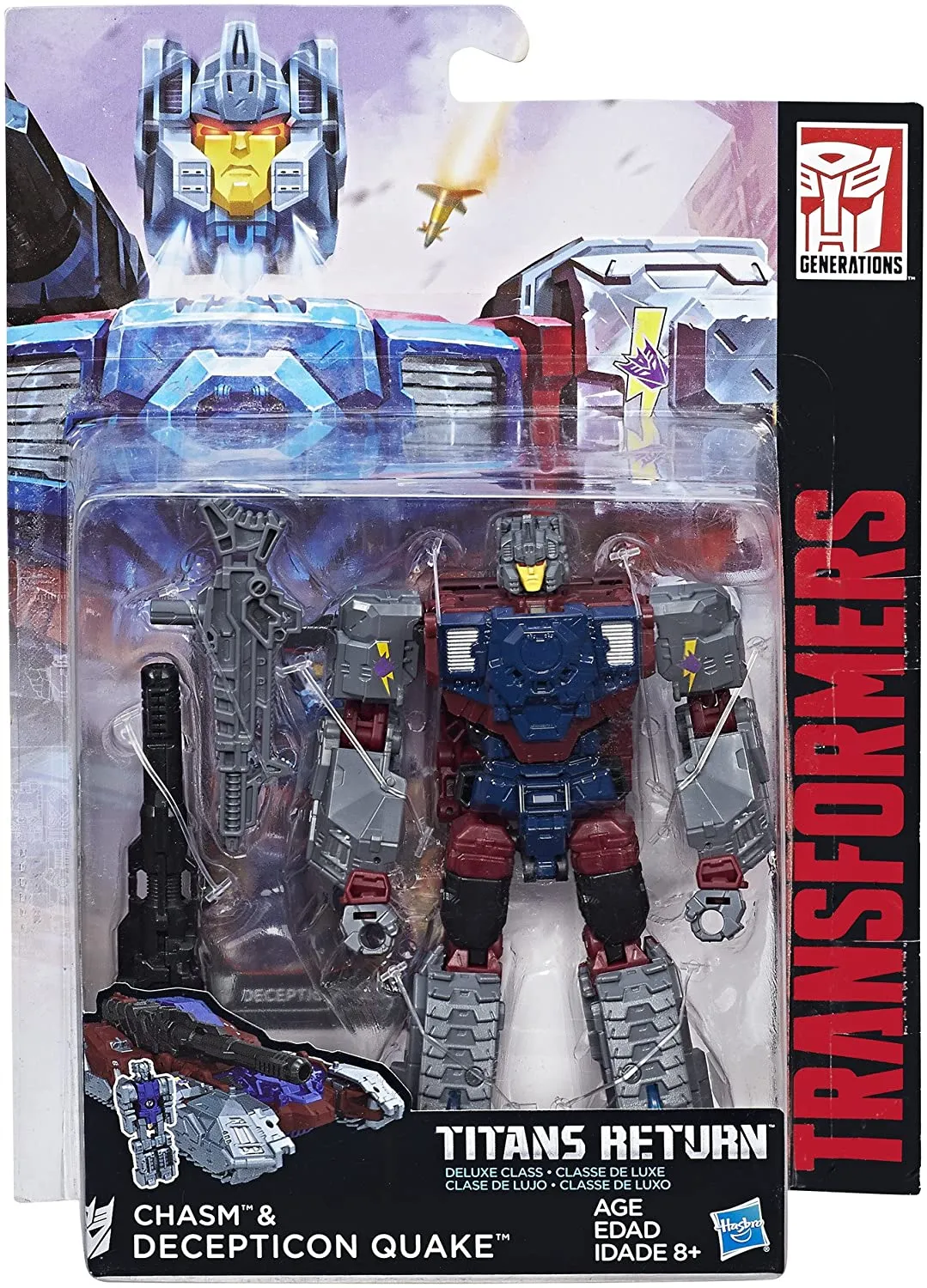 Decepticon Quake and Chasm Deluxe Class  | Transformers Generations Titans Return