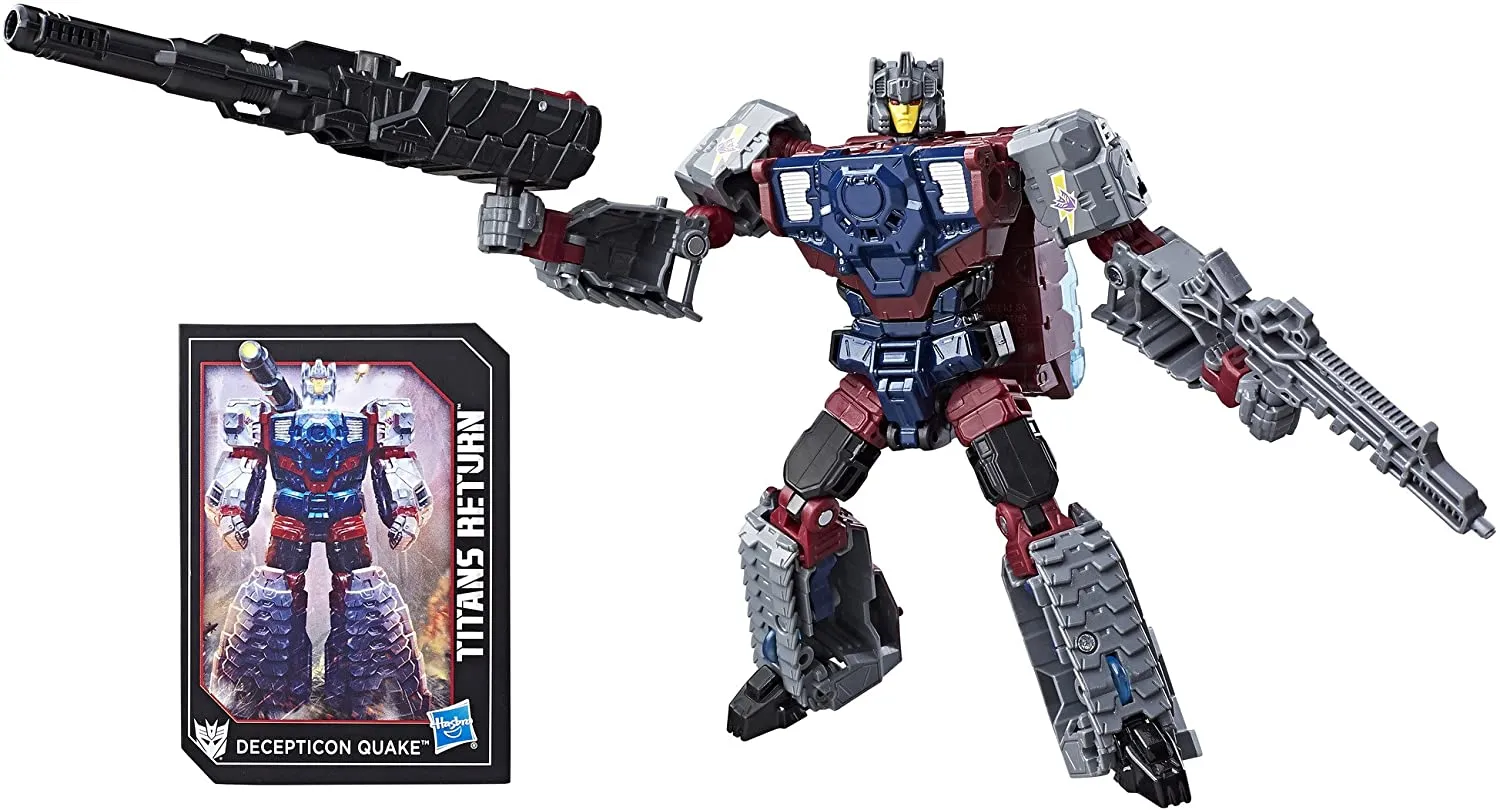 Decepticon Quake and Chasm Deluxe Class  | Transformers Generations Titans Return