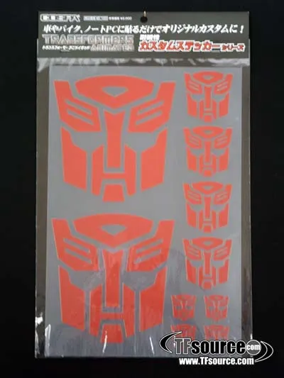 Autobot Sticker Sheet | Transformers G1 Generation One
