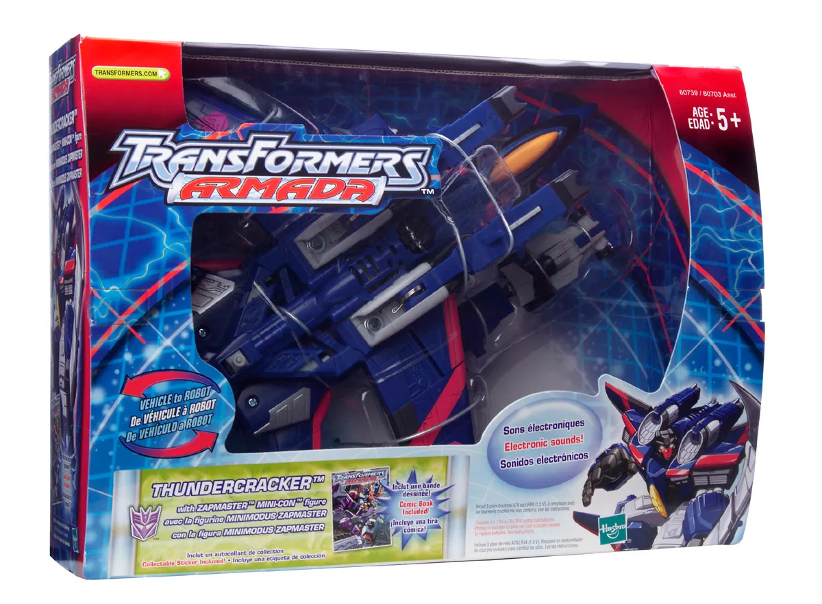 Thundercracker and Zapmaster Mini-Con Mega Class | Transformers Armada