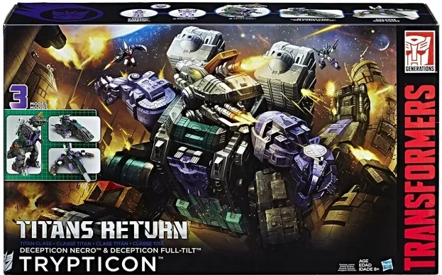Trypticon and Full-Tilt Titan Class  | Transformers Generations Titans Return