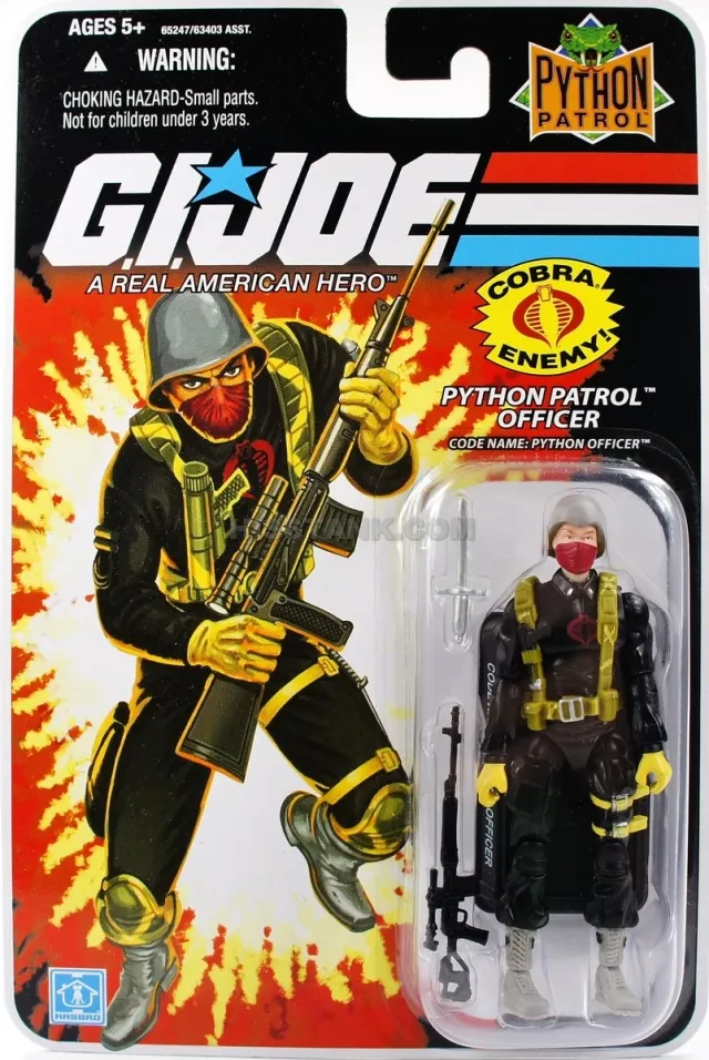 Python Crimson Officer 3.75-Inch Scale | G.I. Joe 25th Anniversary