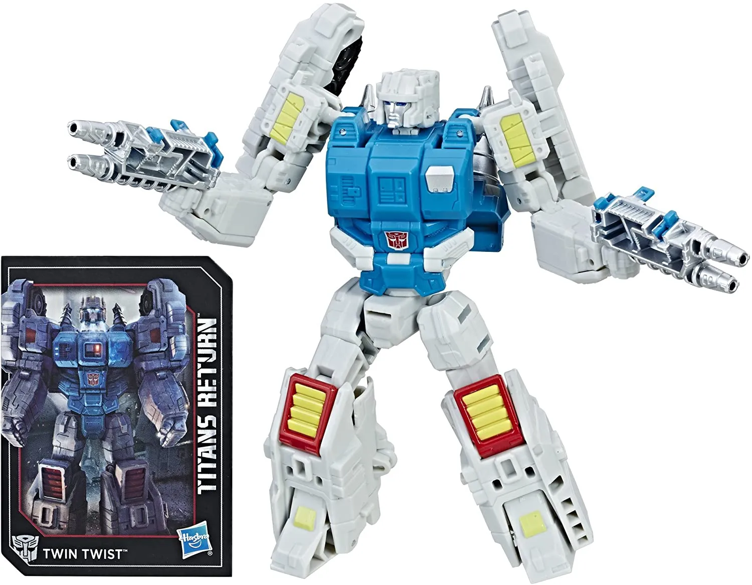 Twintwist with Flameout Deluxe Class  | Transformers Generations Titans Return