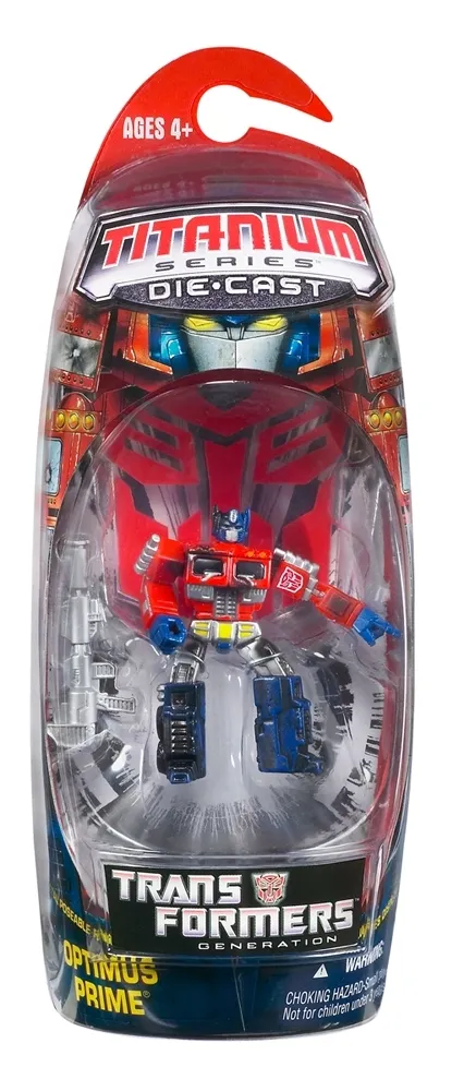 Optimus Prime Generation 1 Battle Damaged 3-inch | Transformers Titanium Robot Masters