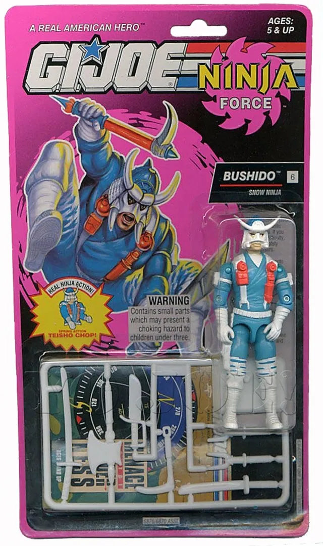 Bushido 3.75-Inch Scale Ninja Force | G.I. Joe A Real American Hero ARAH