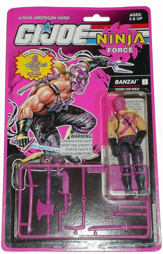Banzai 3.75-Inch Scale Ninja Force | G.I. Joe A Real American Hero ARAH