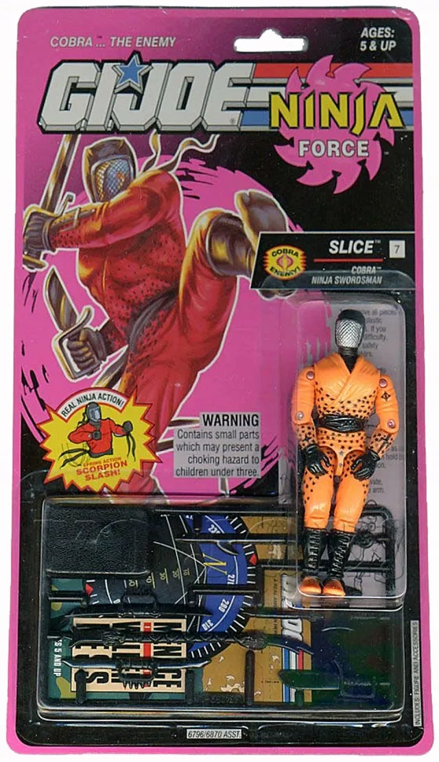 Slice 3.75-Inch Scale Ninja Force | G.I. Joe A Real American Hero ARAH