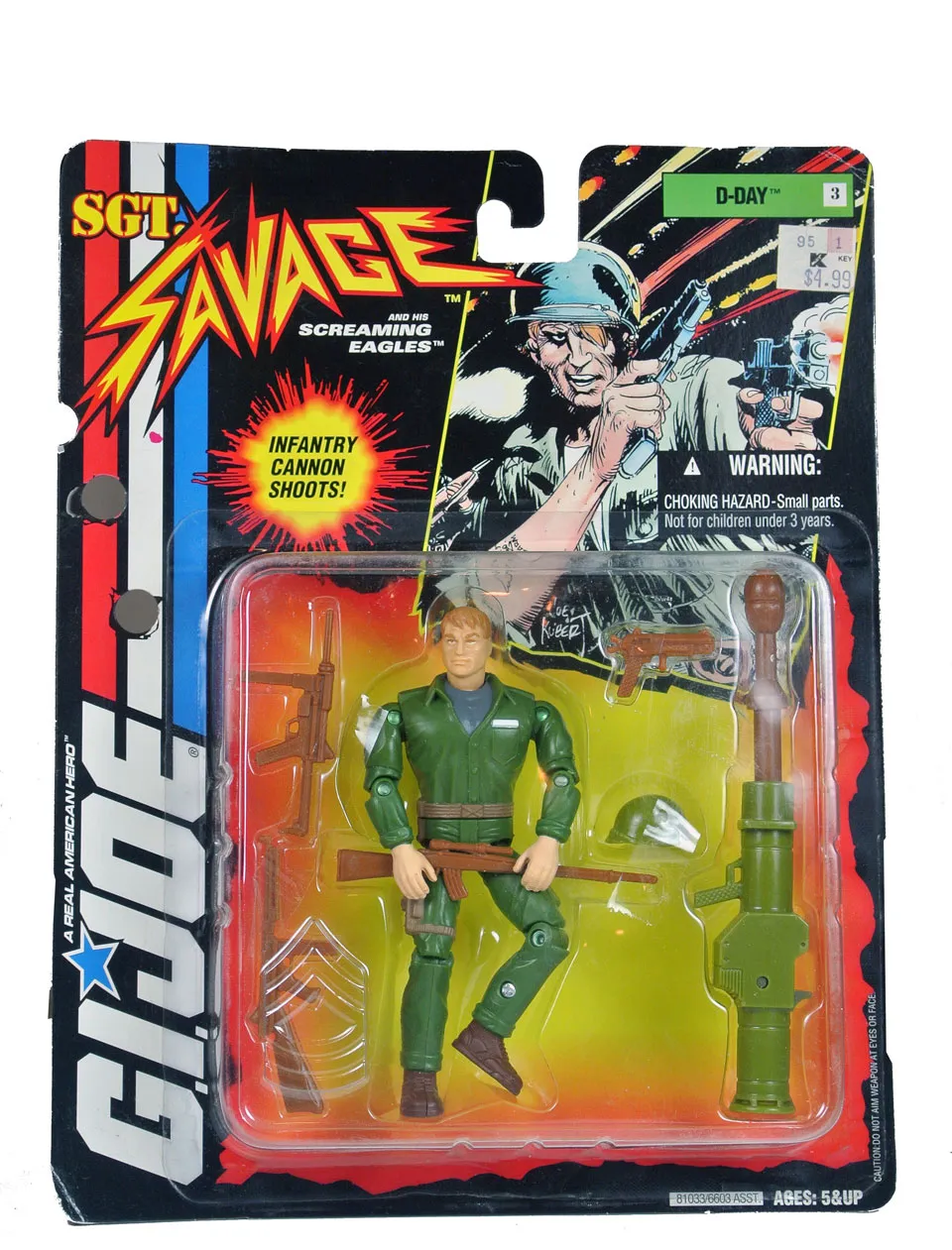 D-Day Sgt. Savage 3.75-Inch Scale | G.I. Joe A Real American Hero ARAH