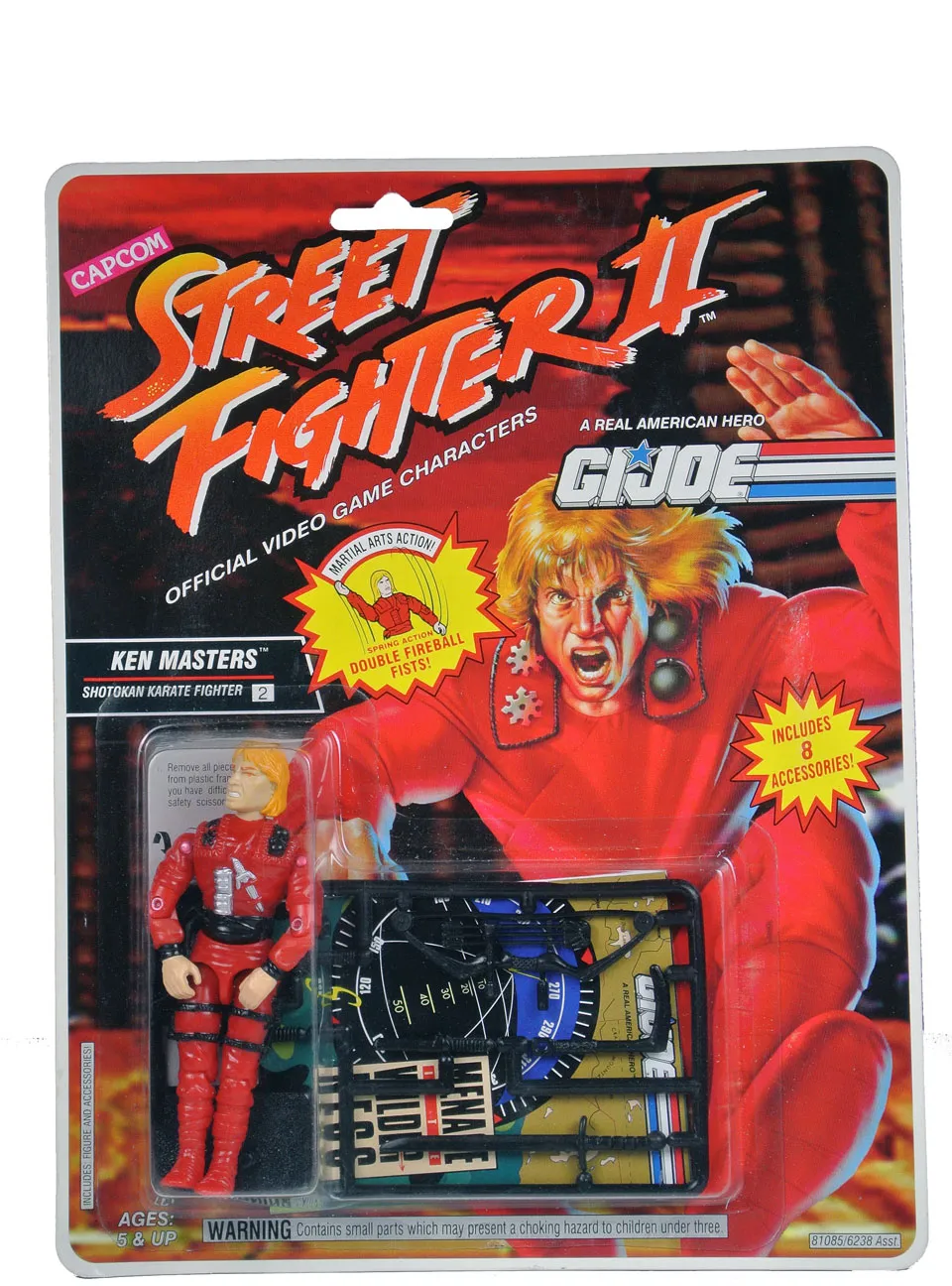 Ken Masters 3.75-Inch Scale | G.I. Joe A Real American Hero ARAH Street Fighter II