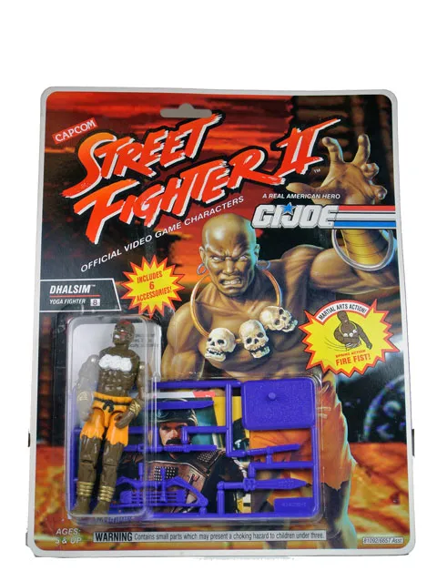 Dhalsim 3.75-Inch Scale | G.I. Joe A Real American Hero ARAH Street Fighter II