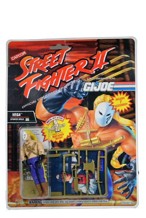 Vega 3.75-Inch Scale | G.I. Joe A Real American Hero ARAH Street Fighter II