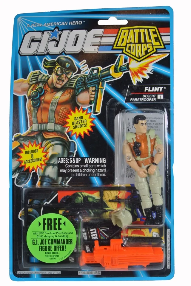 GIJoe - 1994 Battle Corps - Flint - MOSC