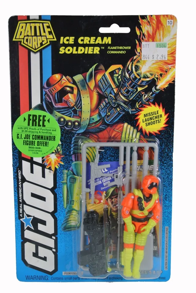 GIJoe - 1994 Battle Corps - Ice Cream Soldier - MOSC