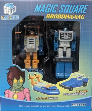 MS-B0305 Four Wheel Drive and Surfer Set | Magic Square