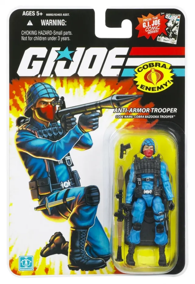Cobra Bazooka Trooper Anti-Armor Trooper 3.75-Inch Scale | G.I. Joe A Real American Hero ARAH