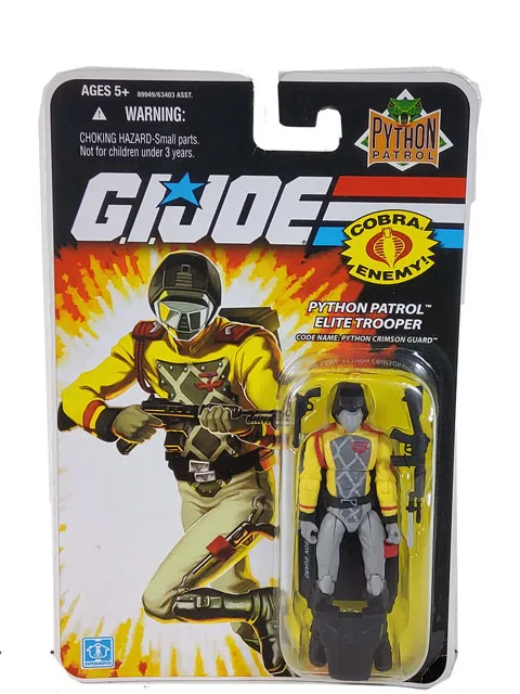 Python Crimson Guard Python Patrol Elite Trooper 3.75-Inch Scale | G.I. Joe A Real American Hero ARAH