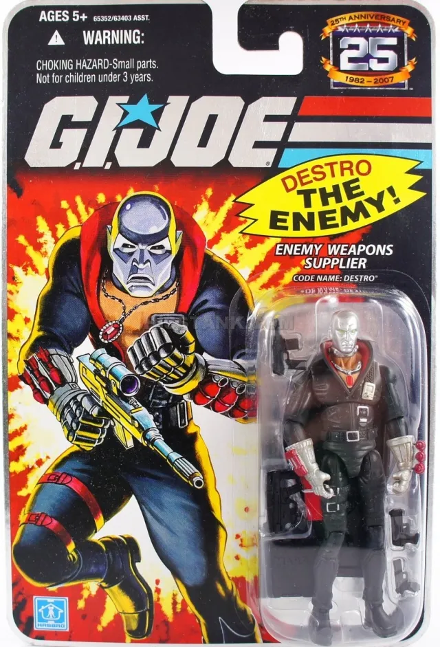 Destro Enemy Weapons Supplier 3.75-Inch Scale | G.I. Joe 25th Anniversary
