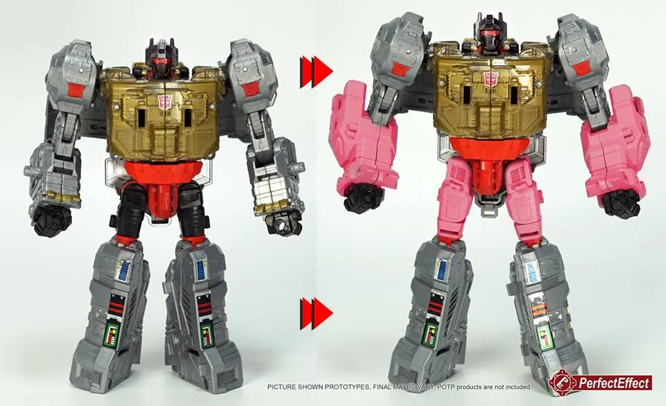 PC-23 Upgrade Kit for Transformers Power of the Primes Dinobots Volcanicus | Perfect Effect | Upgrade Kit