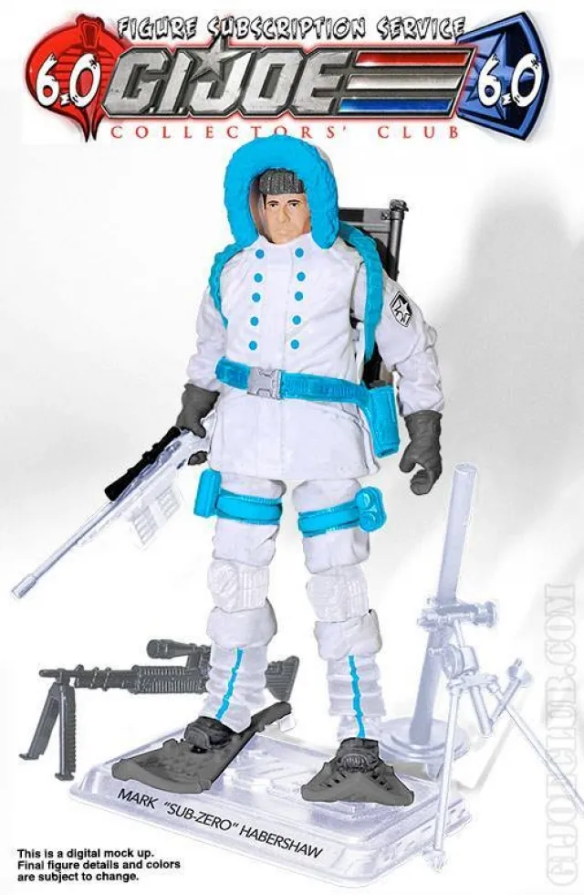 Mark Sub-Zero Habershaw 3.75-Inch Scale | G.I. Joe Collectors Club Exclusive