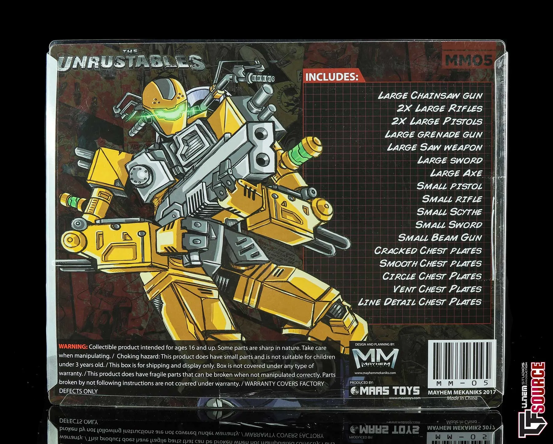 MM05 Arsenal Assortment | The Unrustables Cybertech Series | Mayhem Mechanics