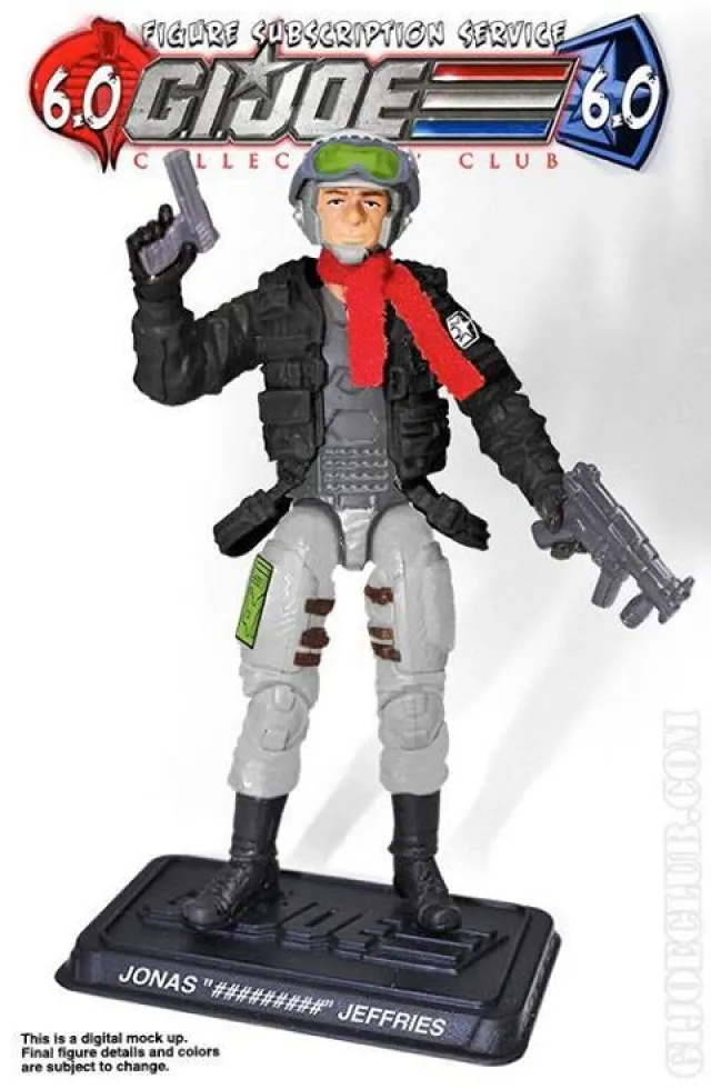 Jonas Ghostrider Jeffries Stealth Fighter Pilot 3.75-Inch Scale | G.I. Joe Collectors Club Exclusive