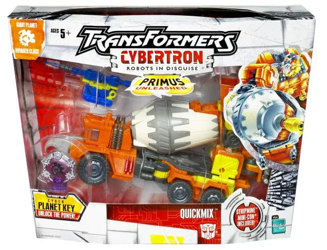 Quickmix and Stripmine Voyager Class | Transformers Cybertron
