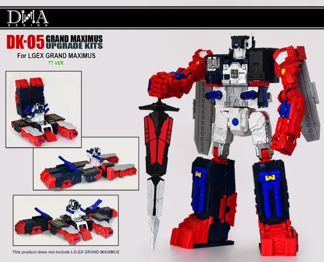 DK-05 Upgrade Kit for Transformers Legends LG-EX Grand Maximus | Dna Design | Upgrade Kit