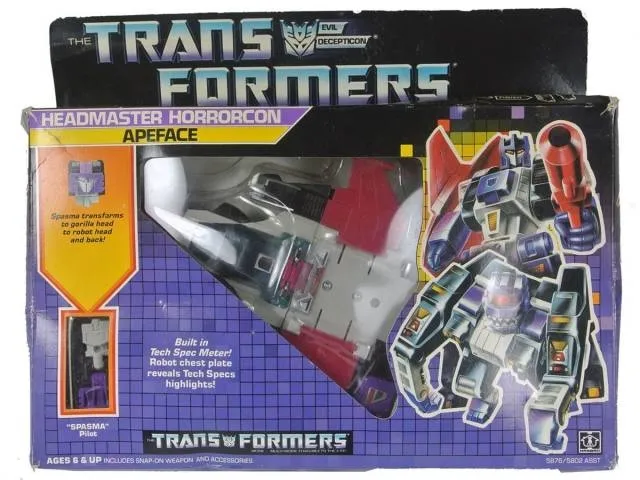 Apeface Headmaster Vintage Transformers G1