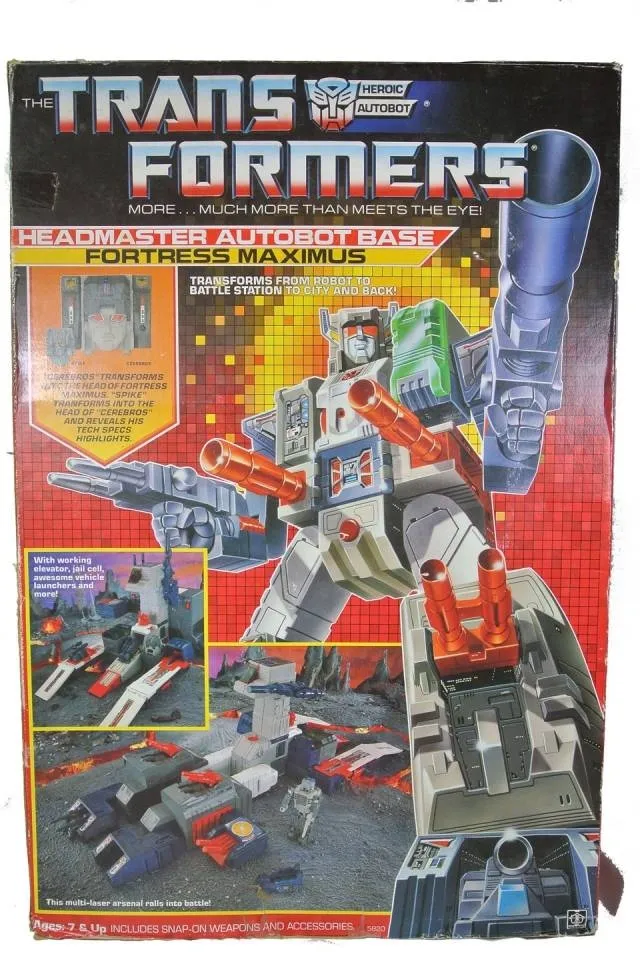 Fortress Maximus Headmaster Vintage Transformers G1
