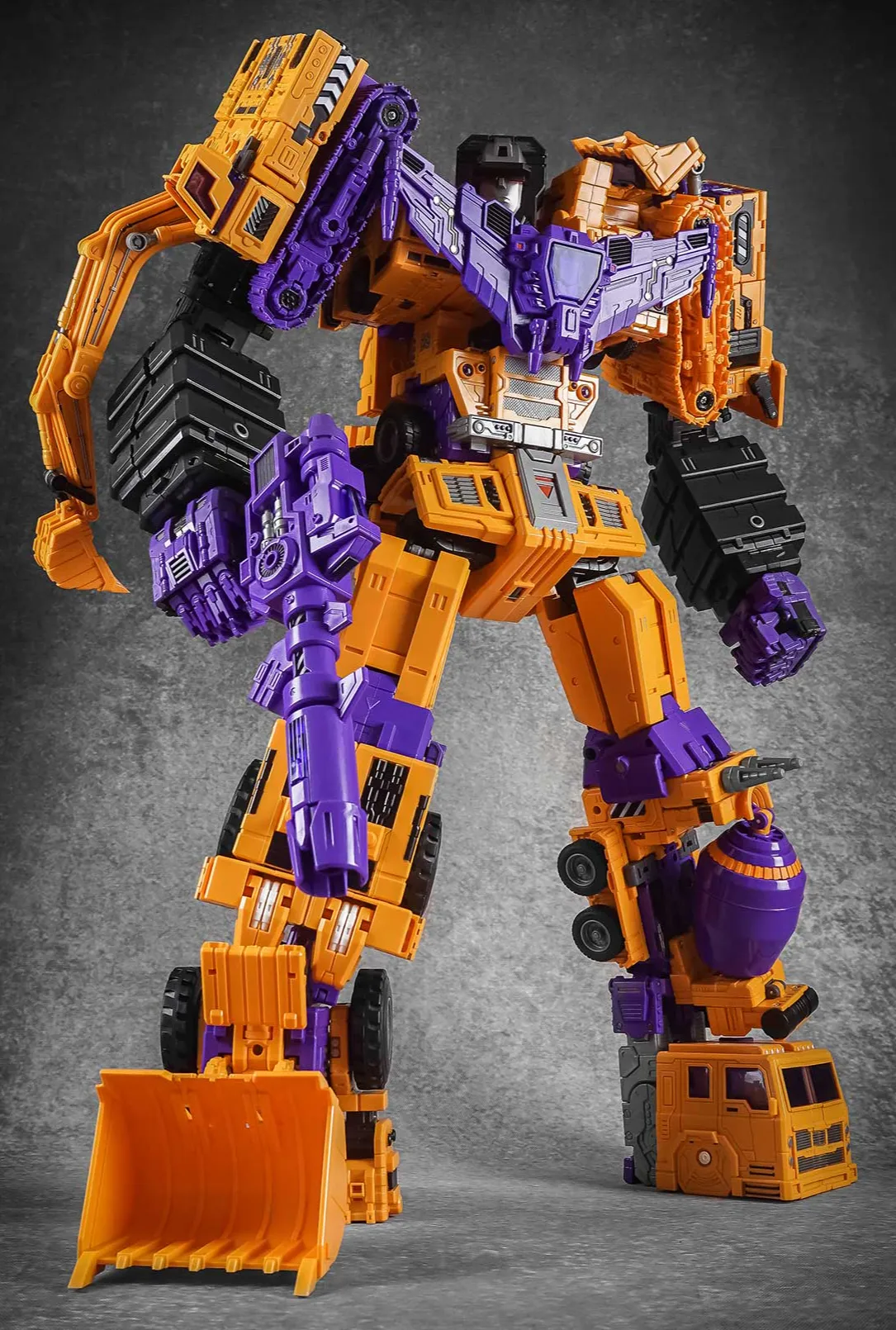 TW-C07E Orange Constructor Full Set of 6 Figures | Toyworld