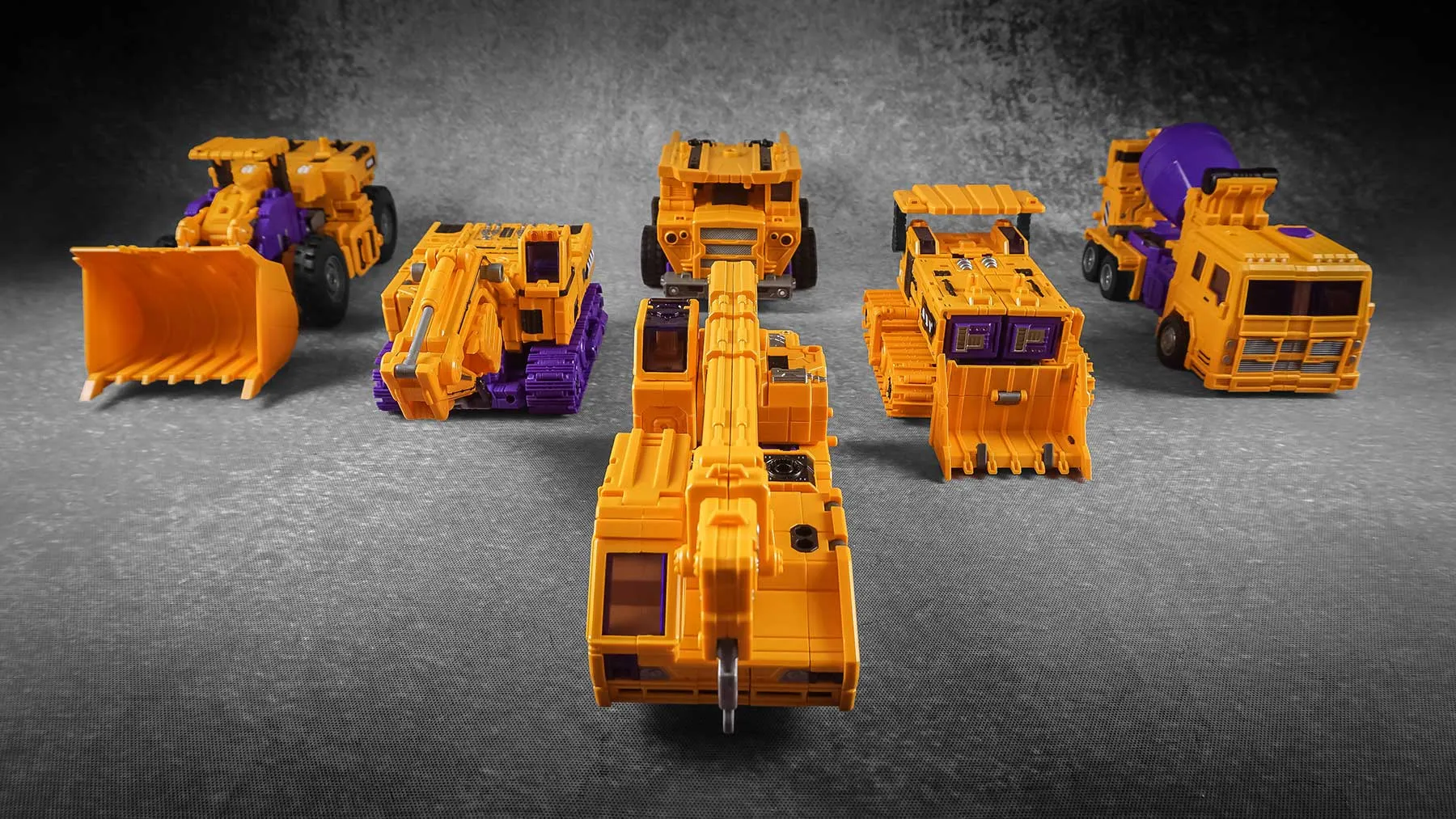 TW-C07E Orange Constructor Full Set of 6 Figures | Toyworld