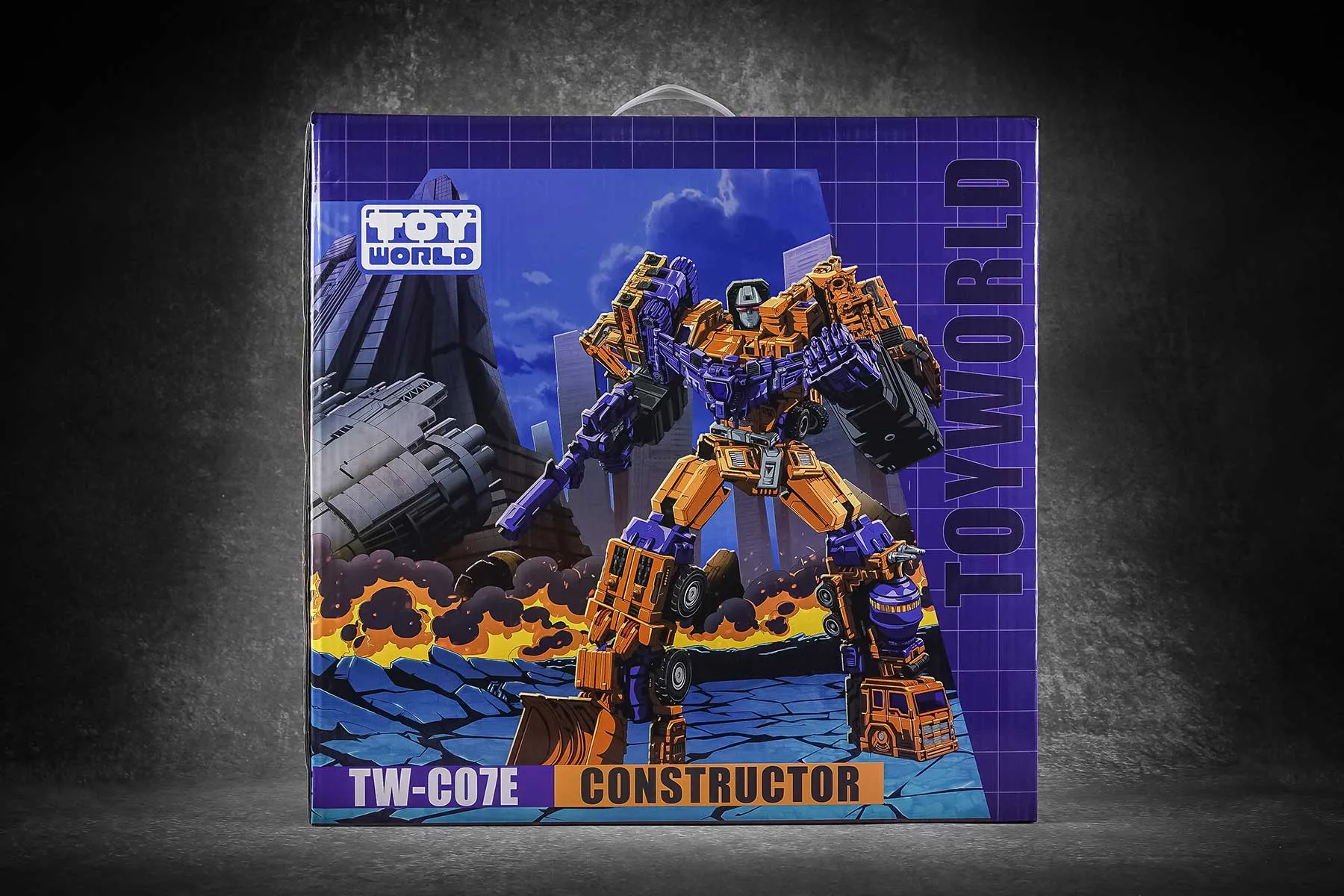 TW-C07E Orange Constructor Full Set of 6 Figures | Toyworld