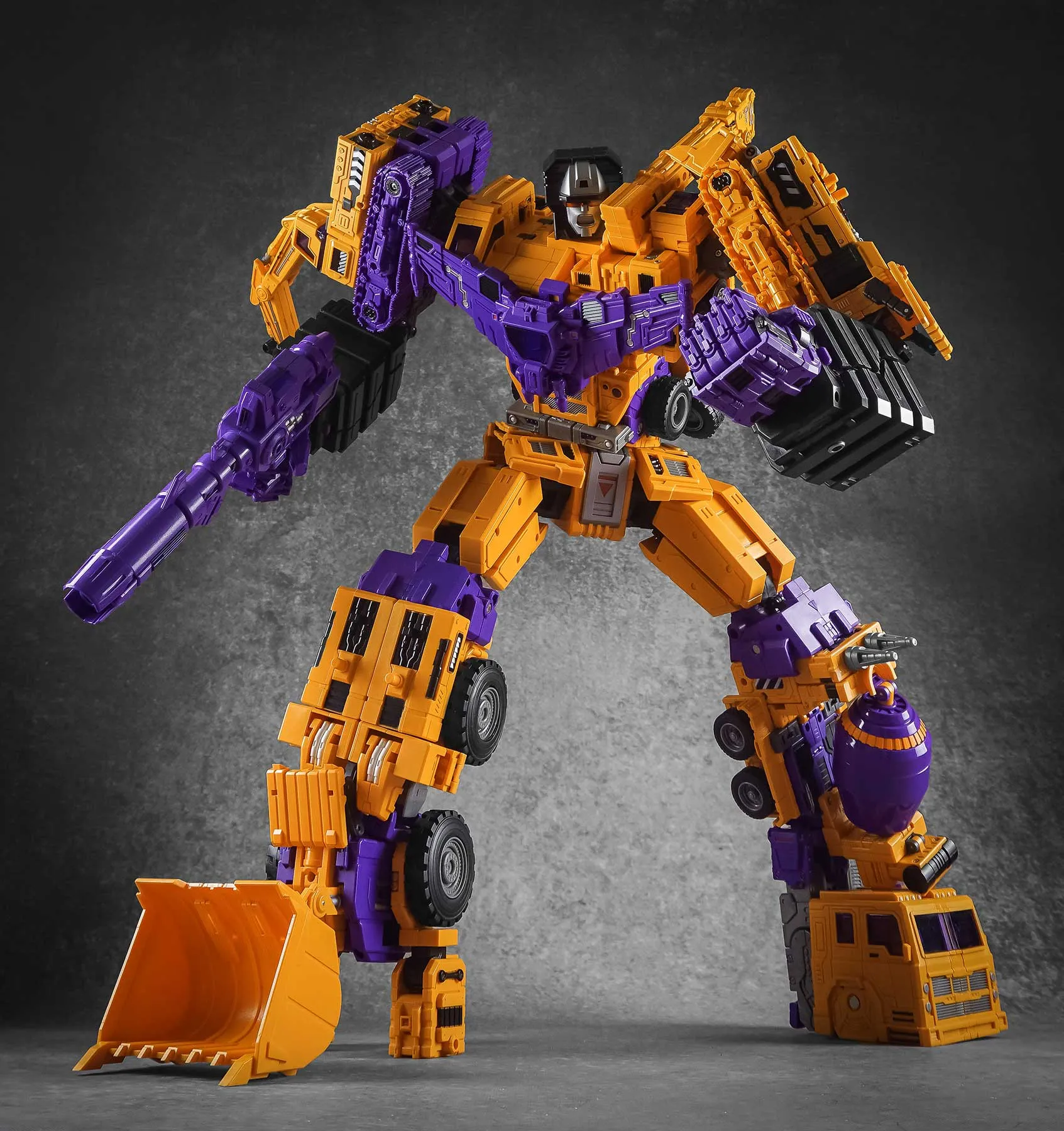 TW-C07E Orange Constructor Full Set of 6 Figures | Toyworld