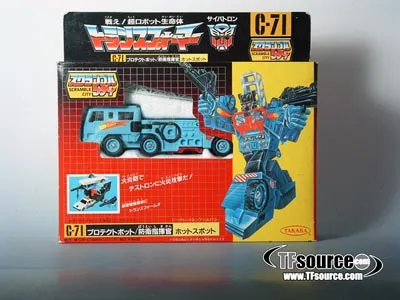 C-71 Hot Spot Combiner | Vintage Japanese G1 Transformers