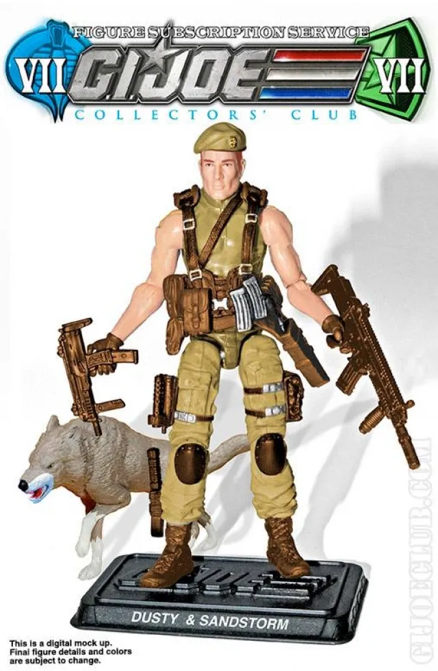 Dusty and Sandstorm 3.75-Inch Scale | G.I. Joe Collectors Club Exclusive
